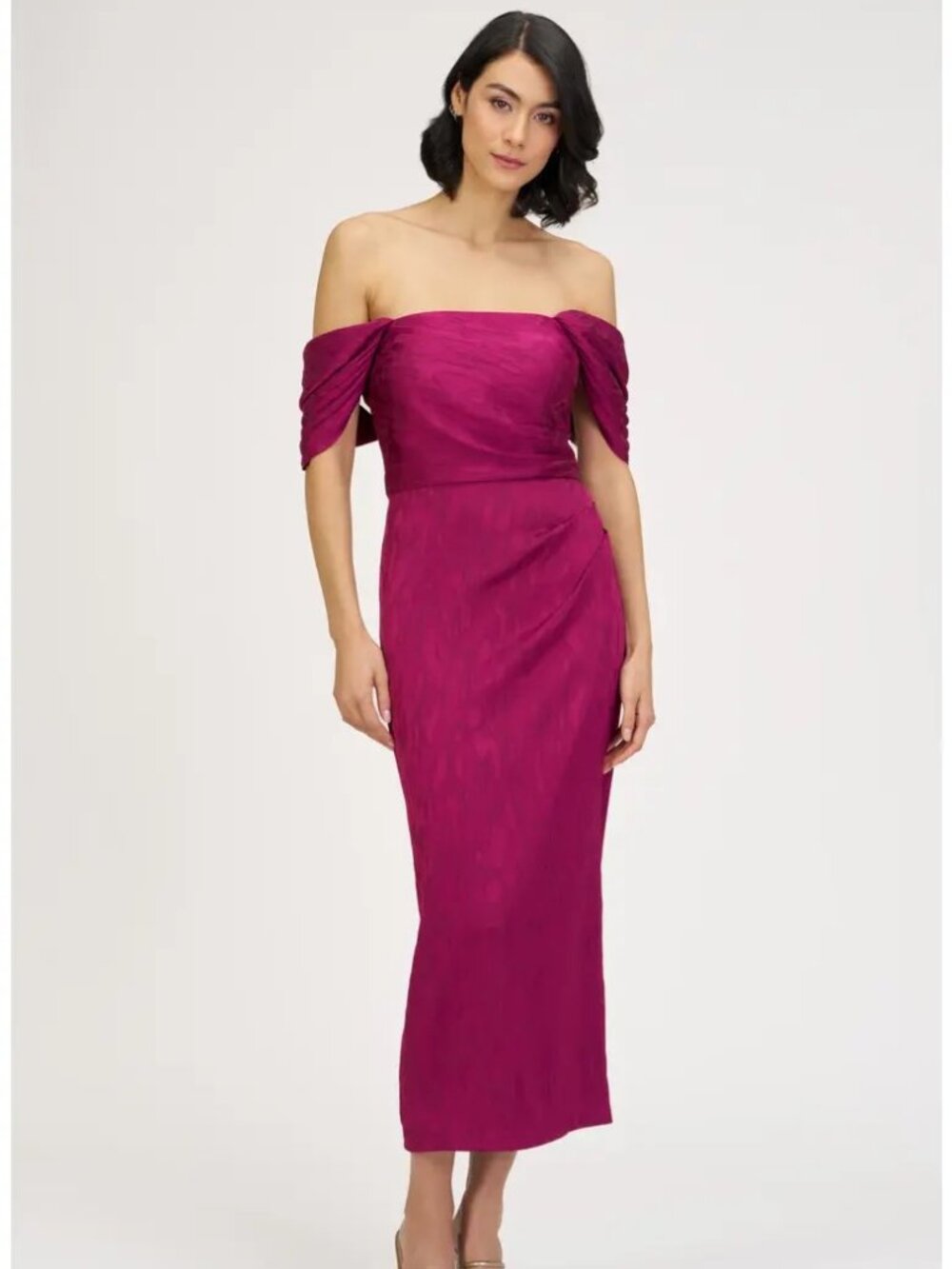 JS Collections Phoebe Convertible Sleeve Cocktail Dress